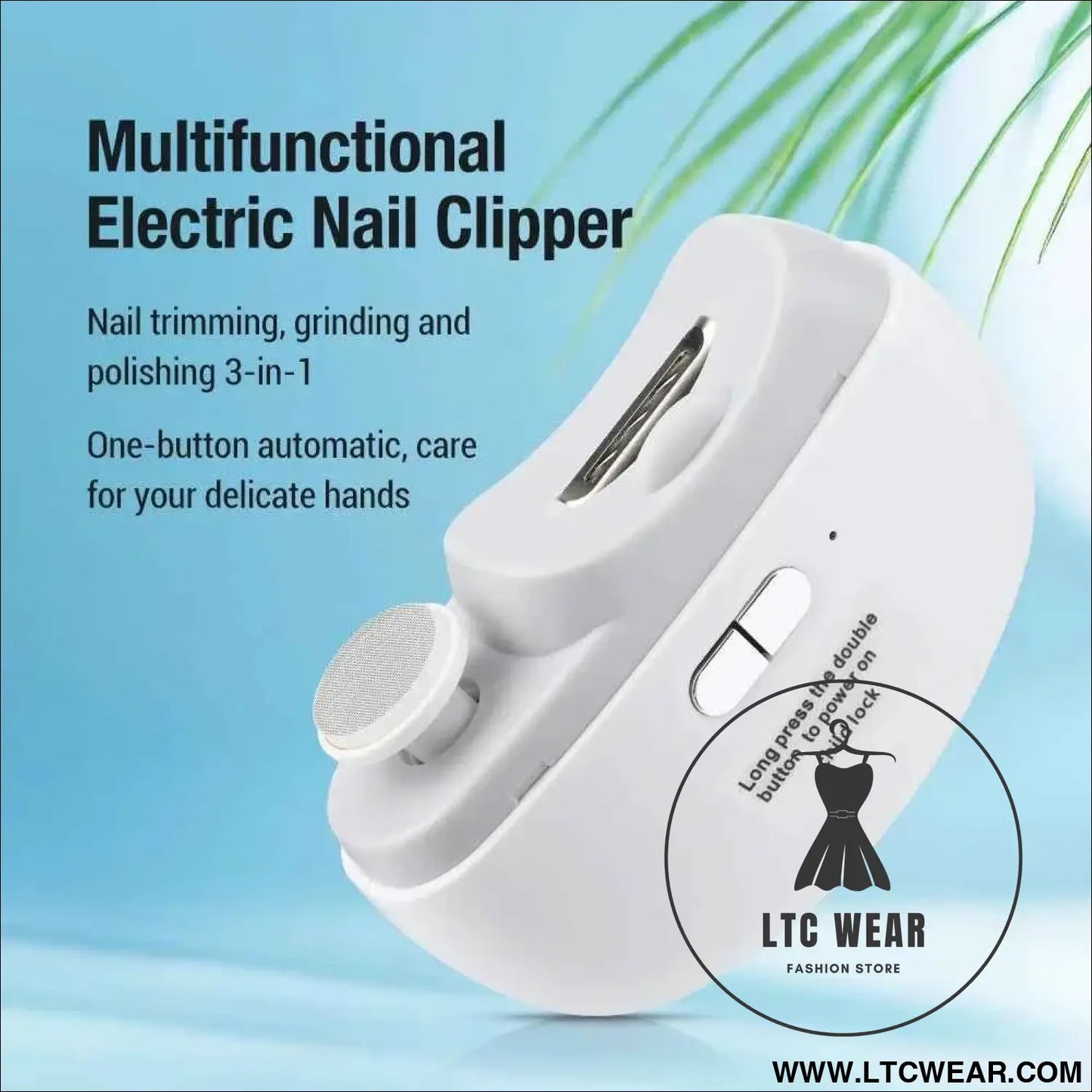 Automatic Nail Trimmer with Light - Safe & Efficient