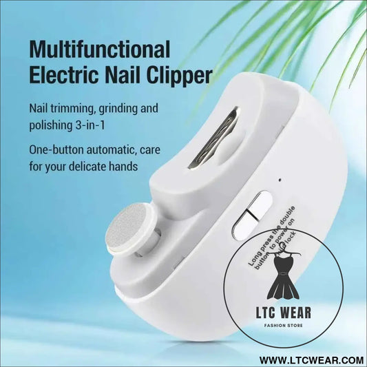 Automatic Nail Trimmer with Light - Safe & Efficient