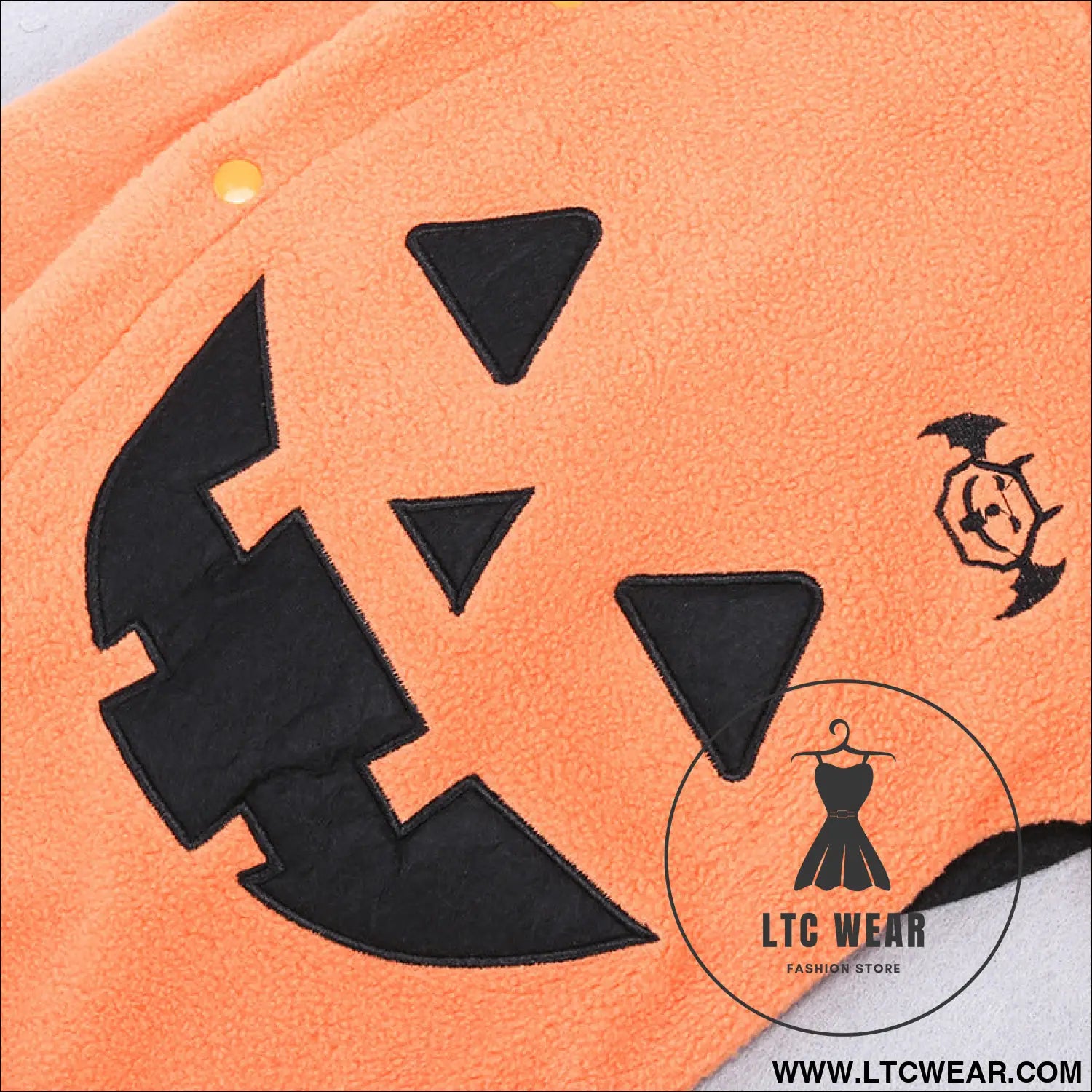 Autumn and winter clothes baby onesie baby halloween pumpkin hooded onesie baby performance clothes outing clothes