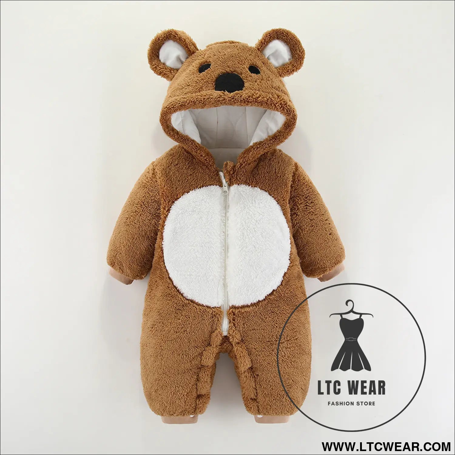 Baby clothes autumn and winter clothes one-piece thickened romper newborn cotton coat outing suit hugging clothes