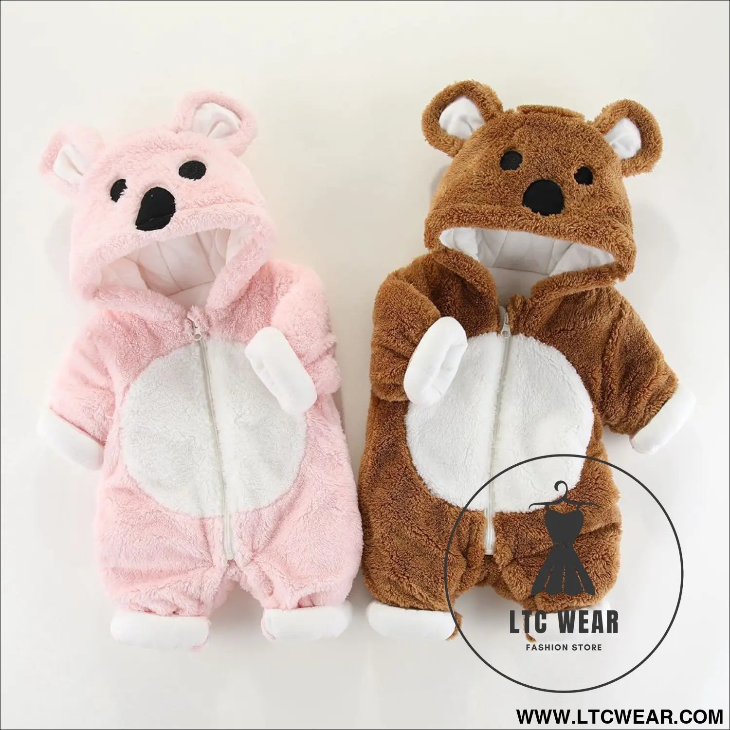 Baby clothes autumn and winter clothes one-piece thickened romper newborn cotton coat outing suit hugging clothes