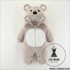 Baby clothes autumn and winter clothes one-piece thickened romper newborn cotton coat outing suit hugging clothes