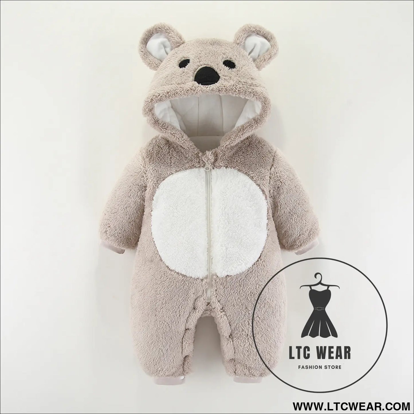 Baby clothes autumn and winter clothes one-piece thickened romper newborn cotton coat outing suit hugging clothes