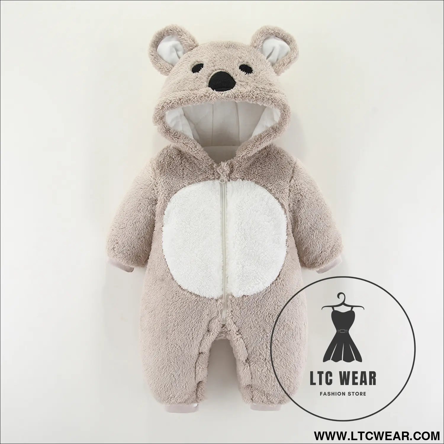Baby clothes autumn and winter clothes one-piece thickened romper newborn cotton coat outing suit hugging clothes
