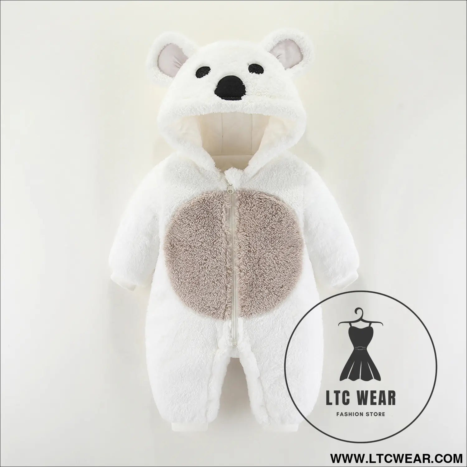 Baby clothes autumn and winter clothes one-piece thickened romper newborn cotton coat outing suit hugging clothes