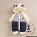 Baby down cotton jacket jumpsuit autumn and winter clothes khai clothes for men and women baby clothes for going