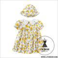 Baby dress korean version of retro classic polka dot doll collar small skirt girls summer thin section go out princess