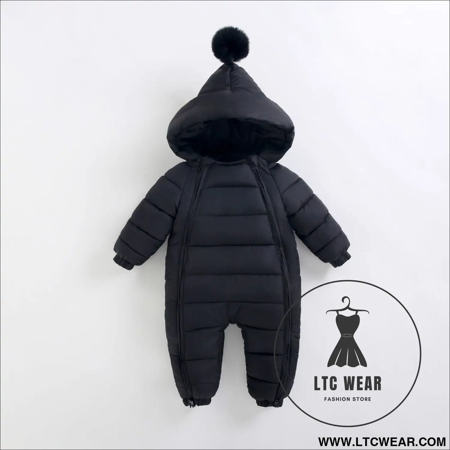 Baby jumpsuit thickened in winter baby’s outdoor clothes newborn cotton crawling clothes autumn and winter toddler