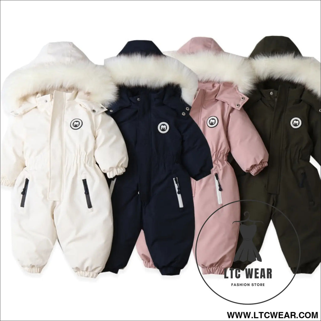 Baby ski suit one-piece suit baby climbing suit romper winter new children’s one-piece suit