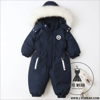 Baby ski suit one-piece suit baby climbing suit romper winter new children’s one-piece suit
