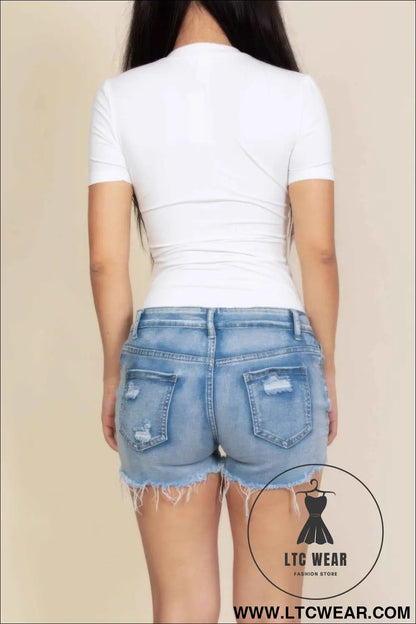 Basic Short Sleeve Crew Neck Bodysuit