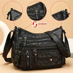 Unisex Square Crossbody Bag Stylish Casual MultiLayered