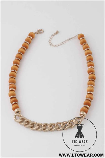 Bead N Chain Necklace