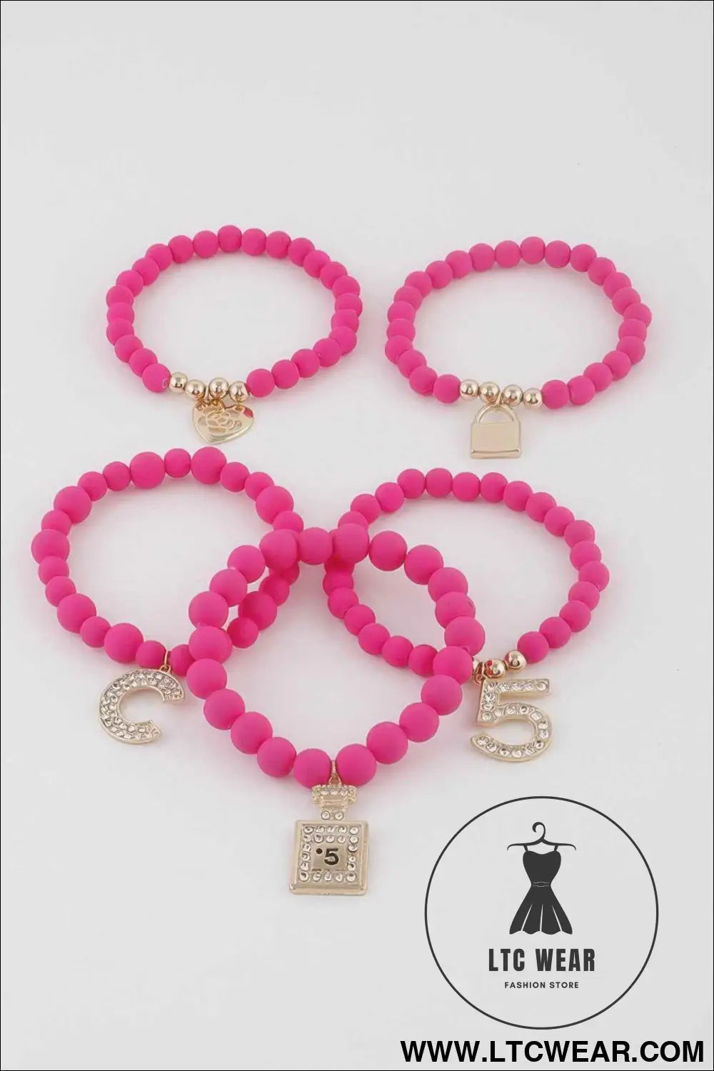 Beaded Luxury Charms Bracelet