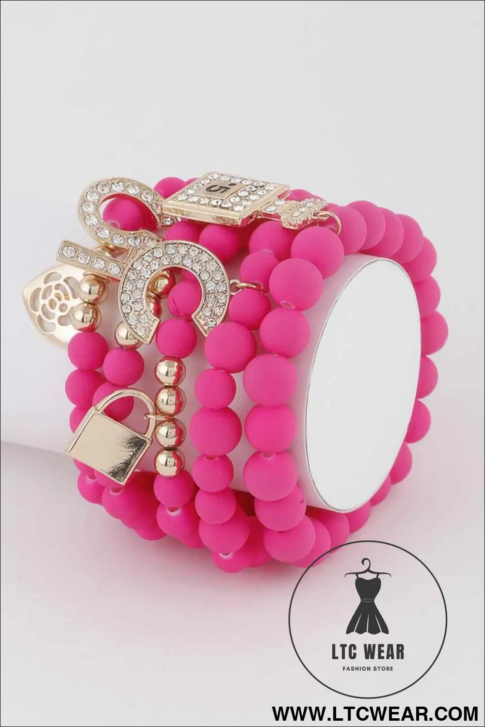 Beaded Luxury Charms Bracelet