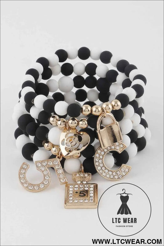 Beaded Luxury Charms Bracelet