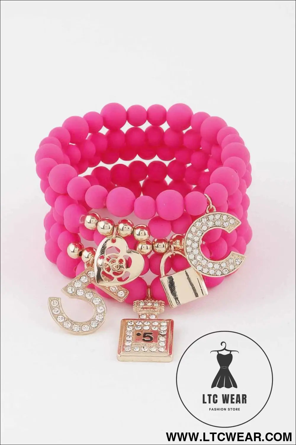 Beaded Luxury Charms Bracelet
