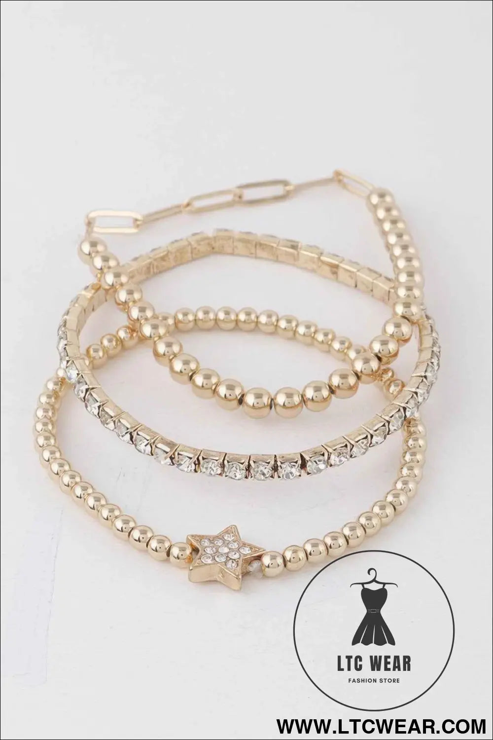 Bejeweled Star Beaded Bracelets
