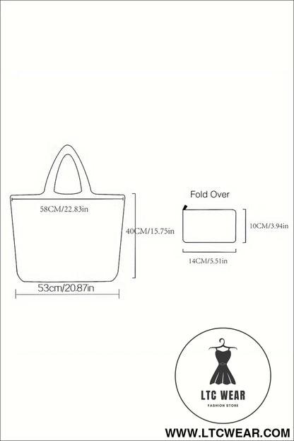 Black goth halloween pumpkin large capacity foldable tote bag - black / one size / 100% polyester - handbags