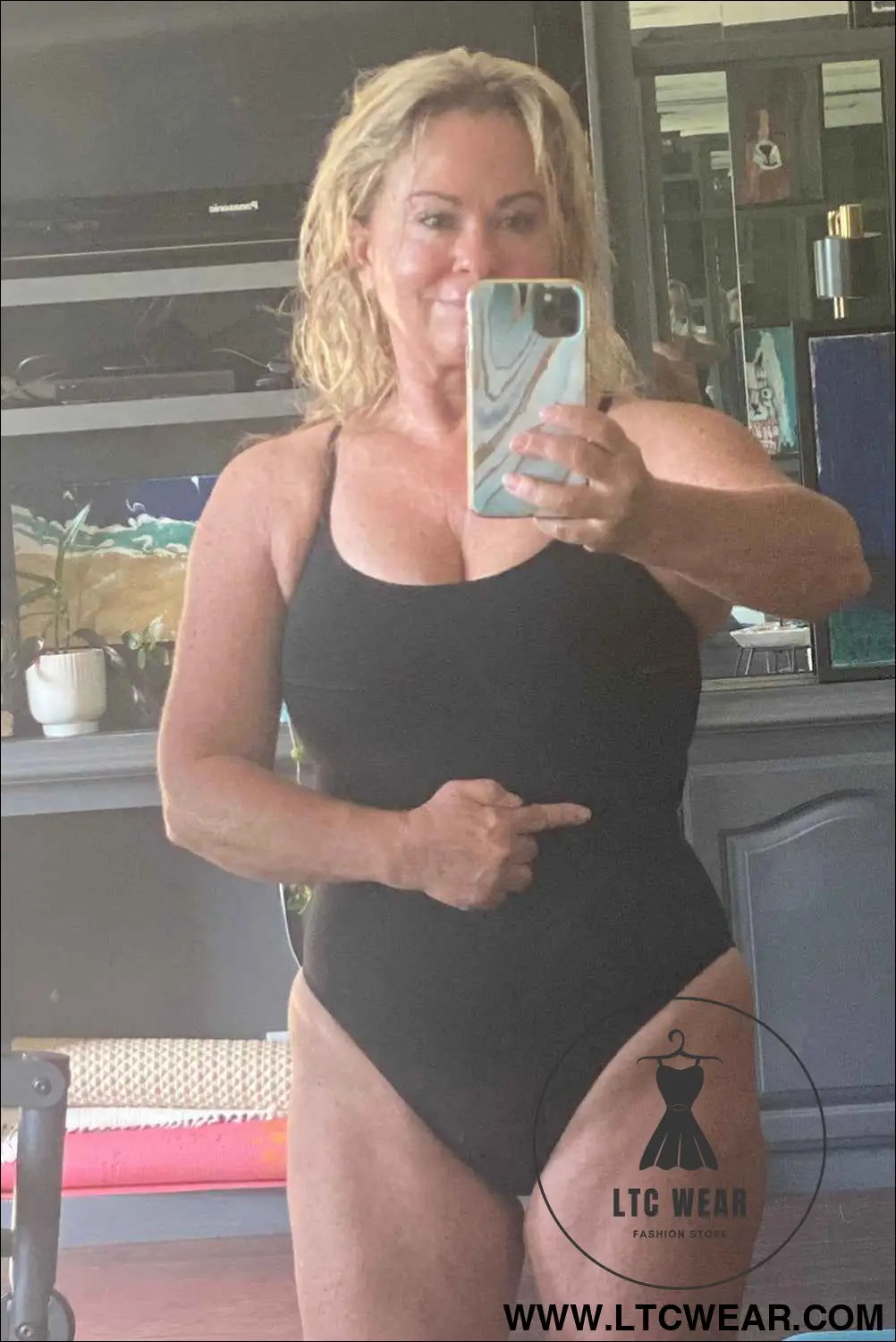 Black Thin Strap Strappy Lace-up Backless One Piece Swimsuit