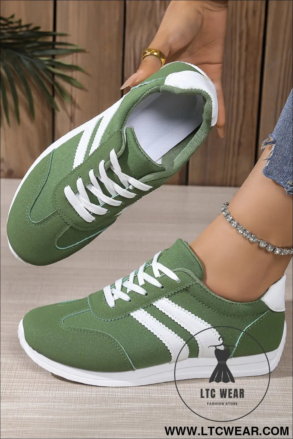 Blackish green patchwork breathable lace up sneakers - blackish green / 37 / 100% polyester + 100% tpr - womens shoes