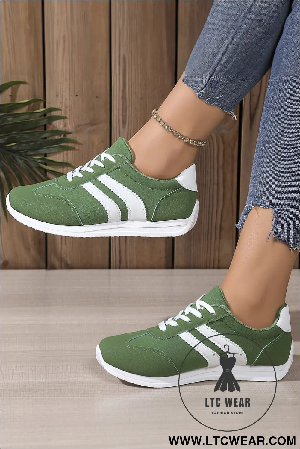 Blackish green patchwork breathable lace up sneakers - womens shoes