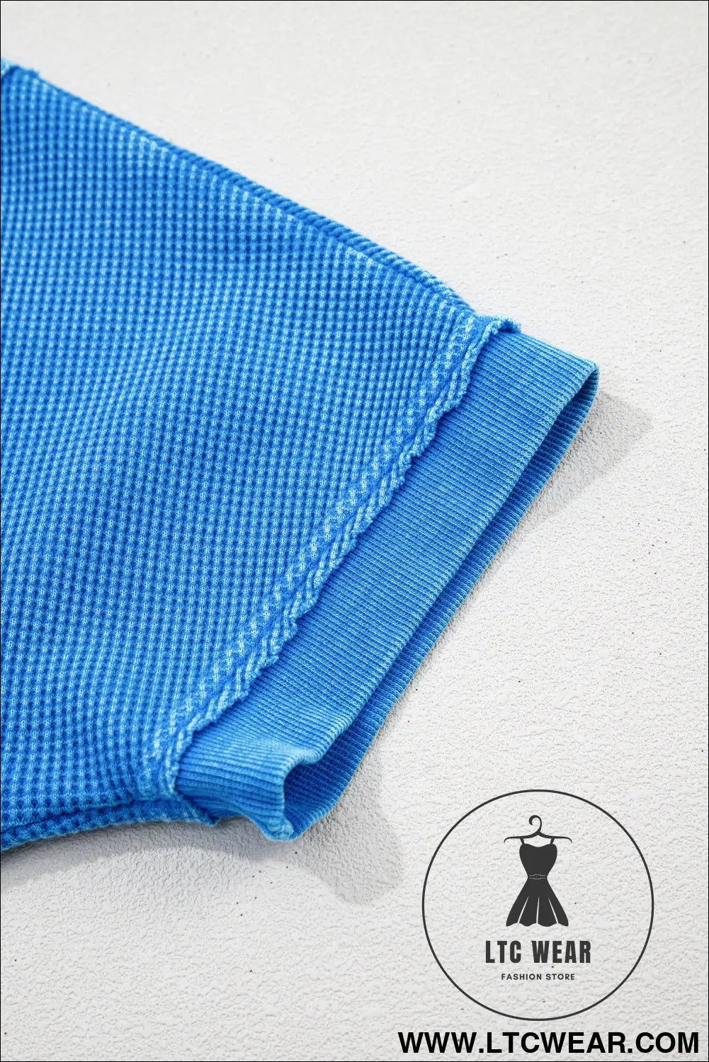 Blue Mineral Wash Star Mesh Patchwork Oversize Tee - L.T.C Wear Online Fashion Store