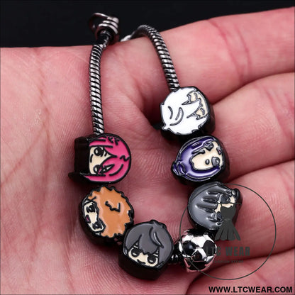 Blue prison diy bracelet national god renjaku senkiri hyoma kirishima ryosuke kiyoshi cartoon metal diy bracelet