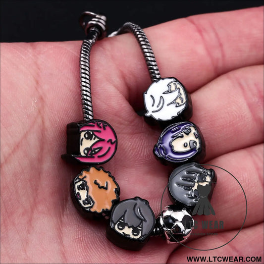 Blue prison diy bracelet national god renjaku senkiri hyoma kirishima ryosuke kiyoshi cartoon metal diy bracelet