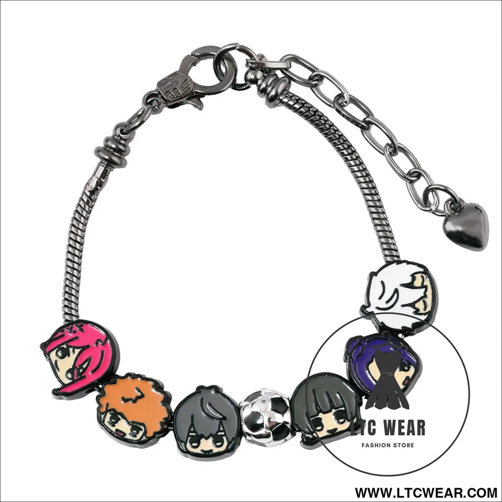 Blue prison diy bracelet national god renjaku senkiri hyoma kirishima ryosuke kiyoshi cartoon metal diy bracelet