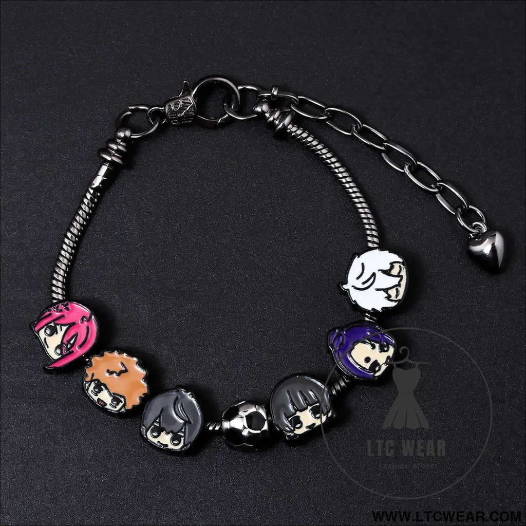 Blue prison diy bracelet national god renjaku senkiri hyoma kirishima ryosuke kiyoshi cartoon metal diy bracelet