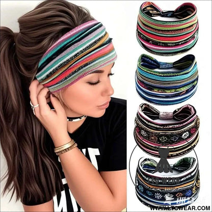 Bohemian Cotton Headscarf for Effortless Style