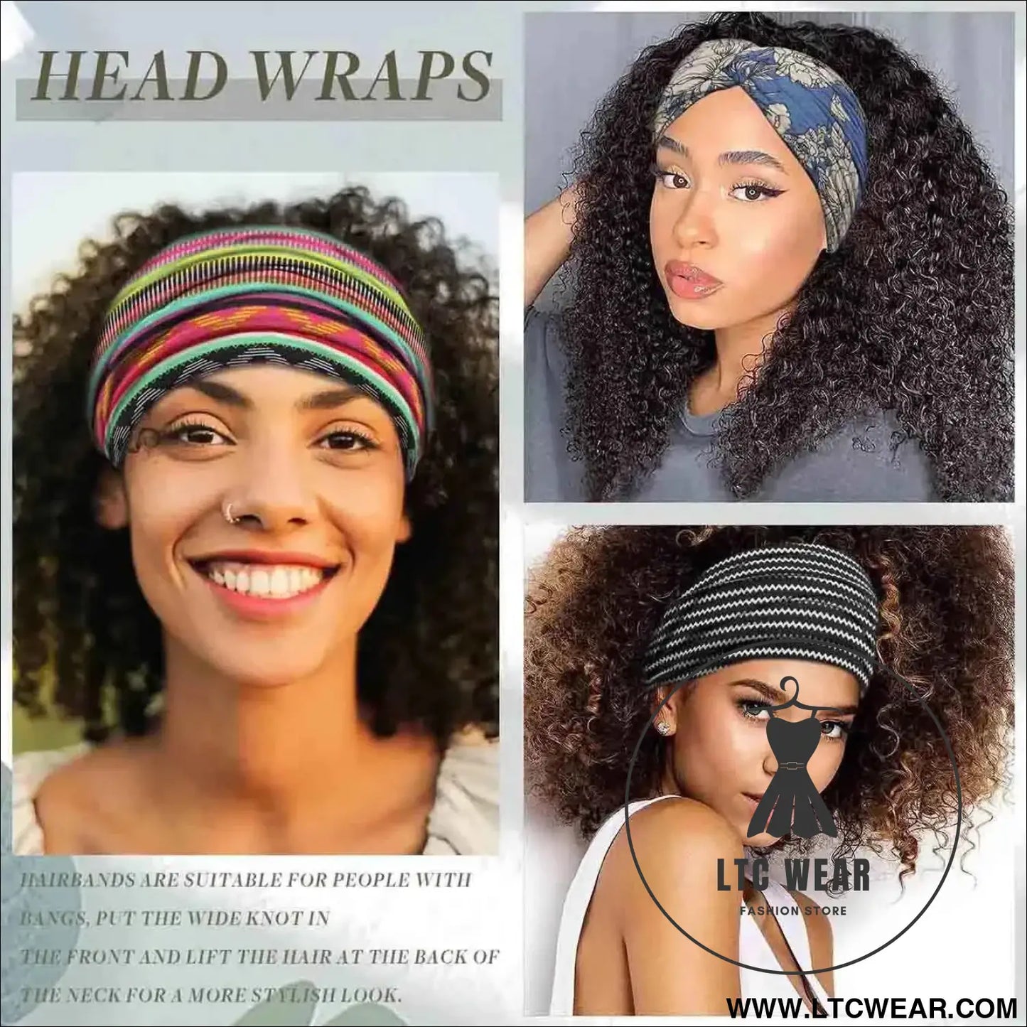 Bohemian Cotton Headscarf for Effortless Style