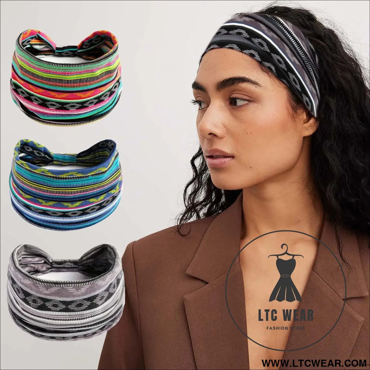 Bohemian Cotton Headscarf for Effortless Style - L.T.C Wear Online Fashion Store