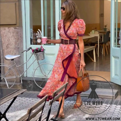Bohemian Elegant Vacation Long Dress