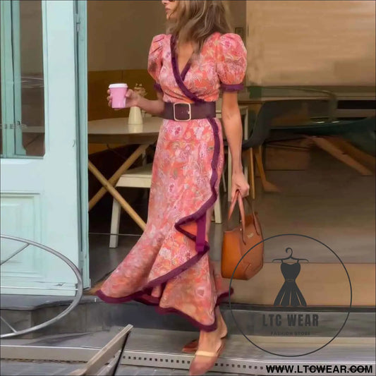 Bohemian Elegant Vacation Long Dress