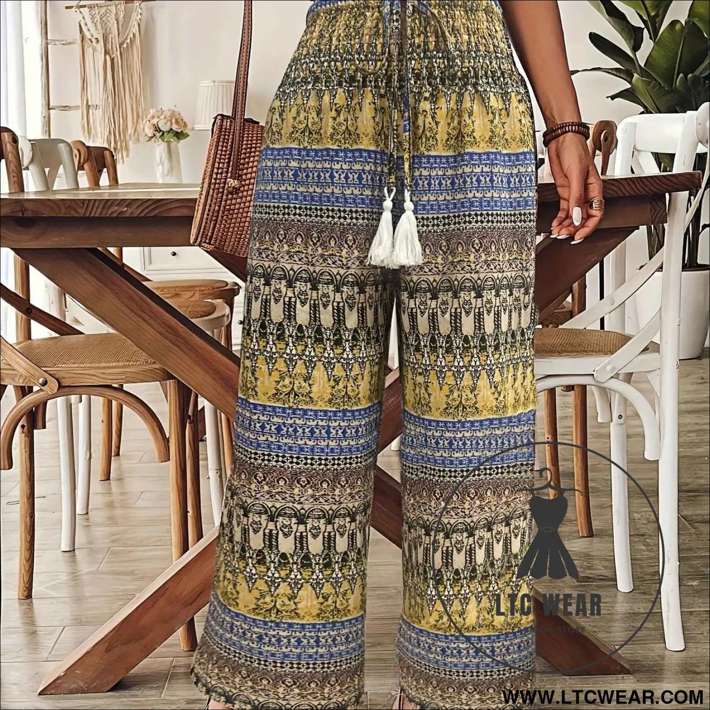 Boho WideLeg Pants Chic Relaxed Summer Vacation Style