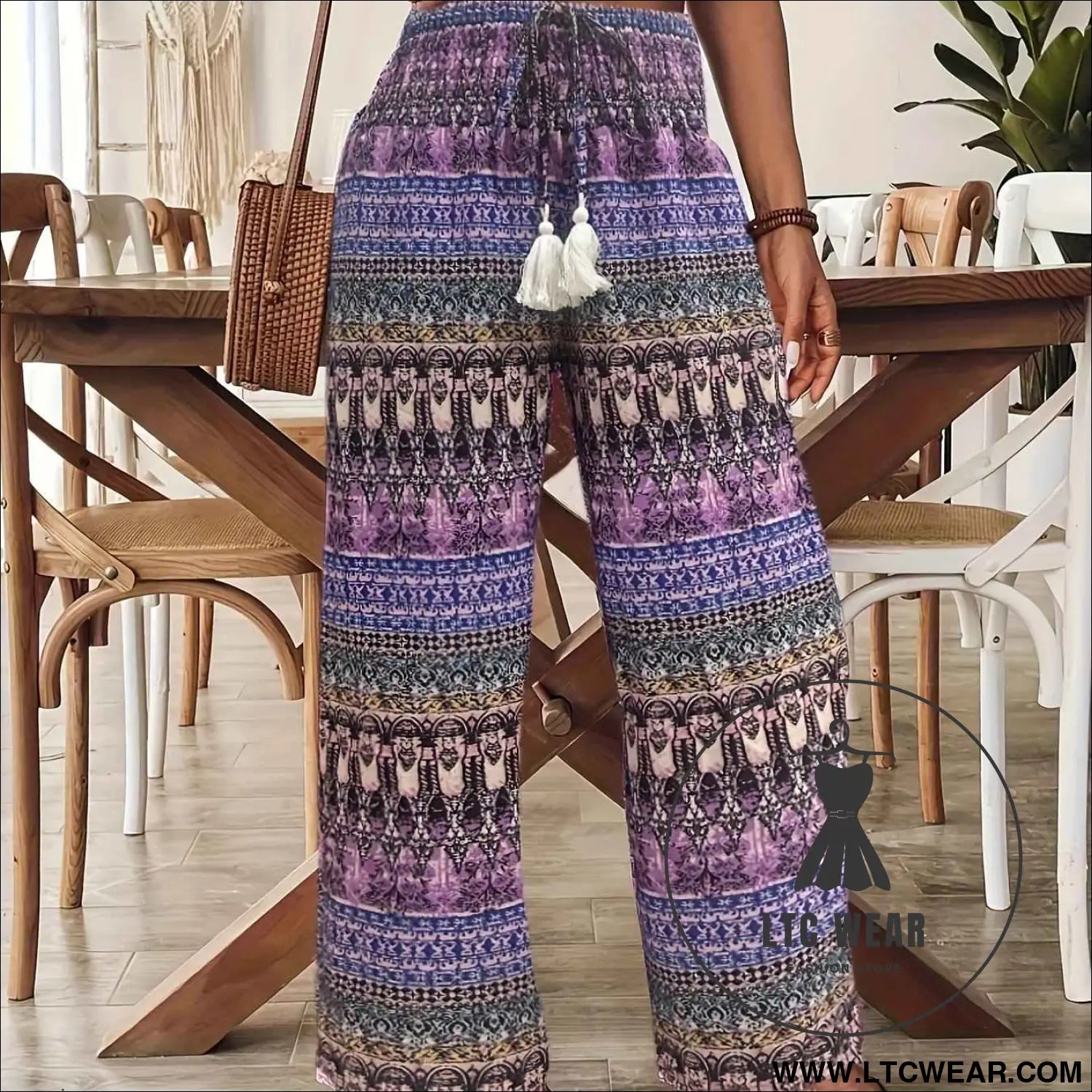 Boho WideLeg Pants Chic Relaxed Summer Vacation Style