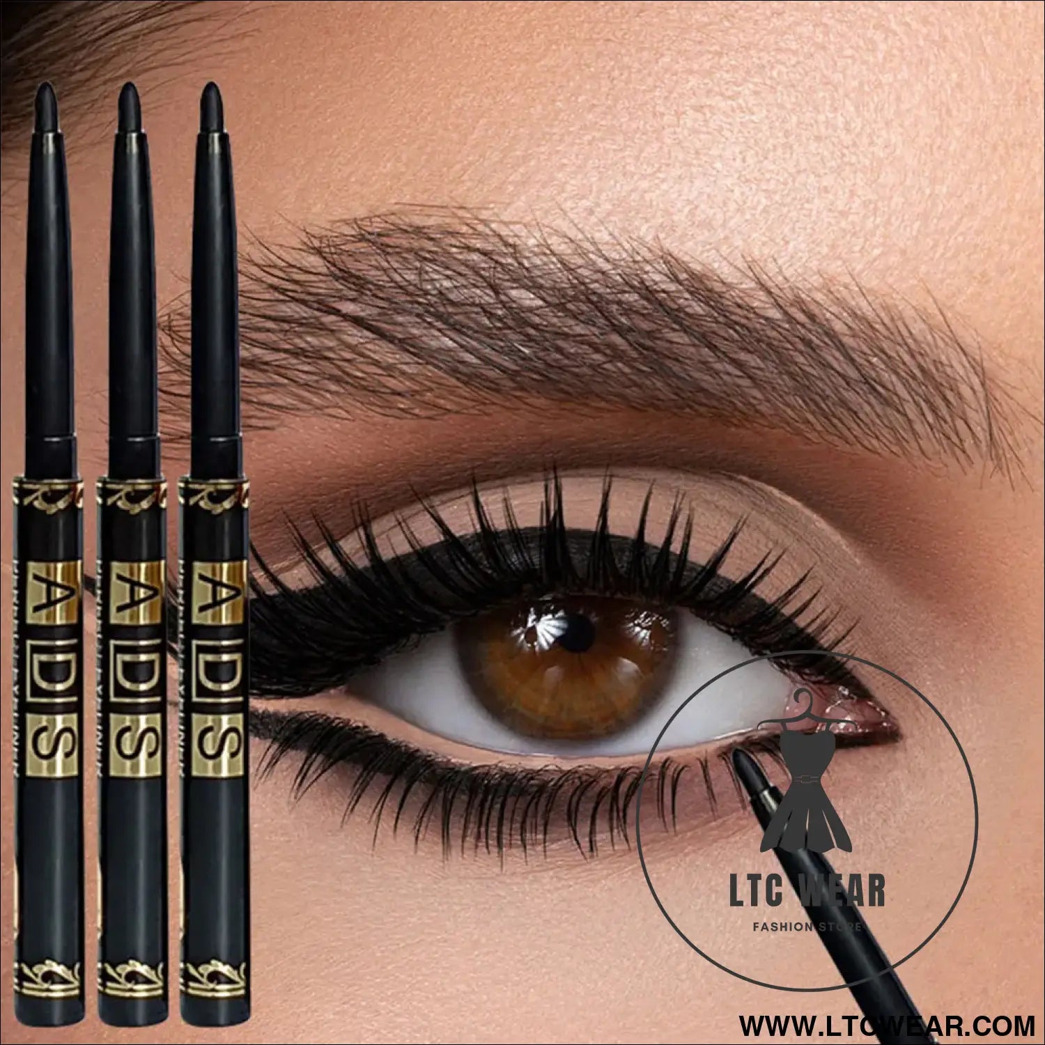 Bold Black Eyeliner Pencils – Waterproof & Smudge-Proof Set - L.T.C Wear Online Fashion Store