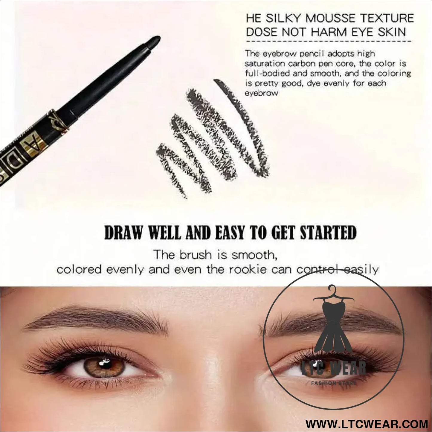 Bold Black Eyeliner Pencils – Waterproof & Smudge-Proof Set
