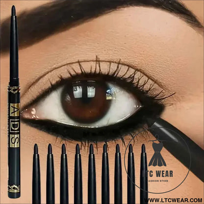 Bold Black Eyeliner Pencils – Waterproof & Smudge-Proof Set