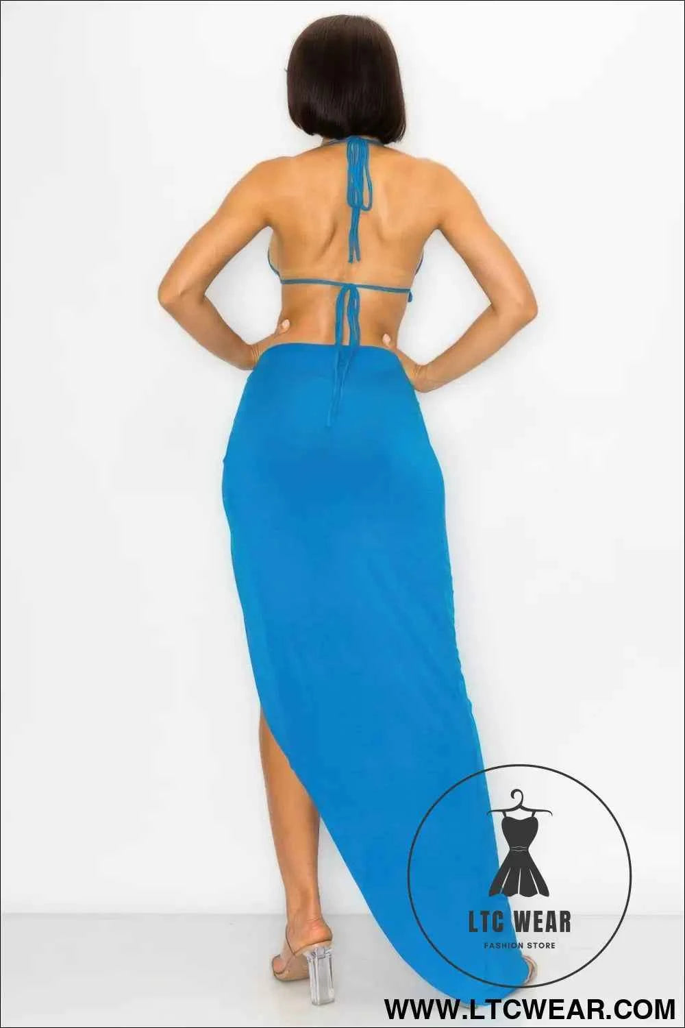Bra Top And Maxi Skirt Modal 2pcs Set