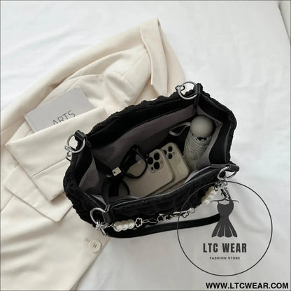 Bubble textured tote bag
