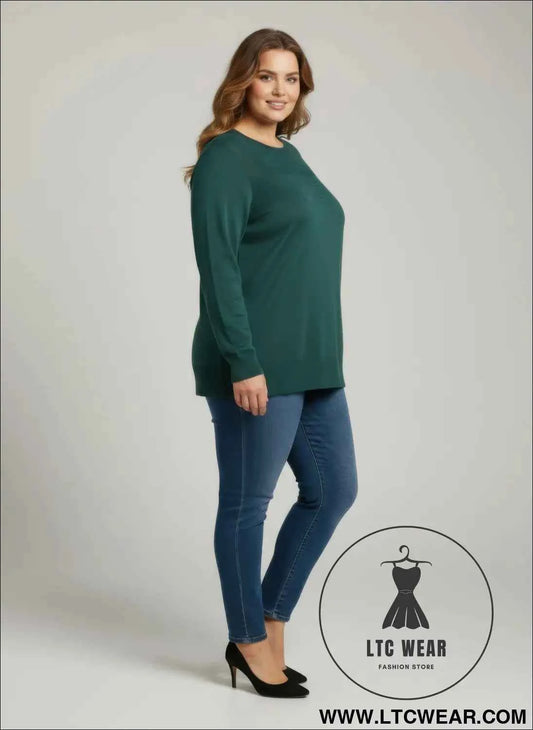 Burgundy Shimmer Knit Tunic Top for Effortless Style