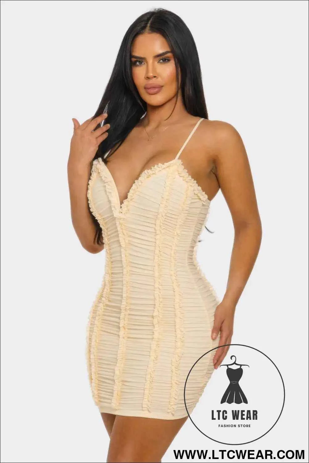 Candy Crush Ruched Mini Dress