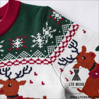 Cartoon deer sweater baby base pullover knitted sweater