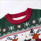 Cartoon deer sweater baby base pullover knitted sweater