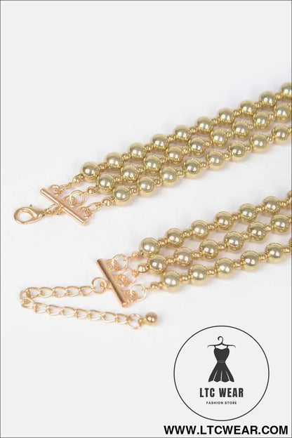 Ccb Ball Necklace Set
