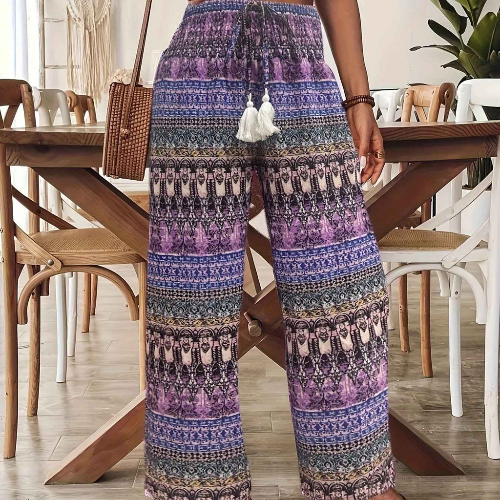 Boho WideLeg Pants Chic Relaxed Summer Vacation Style