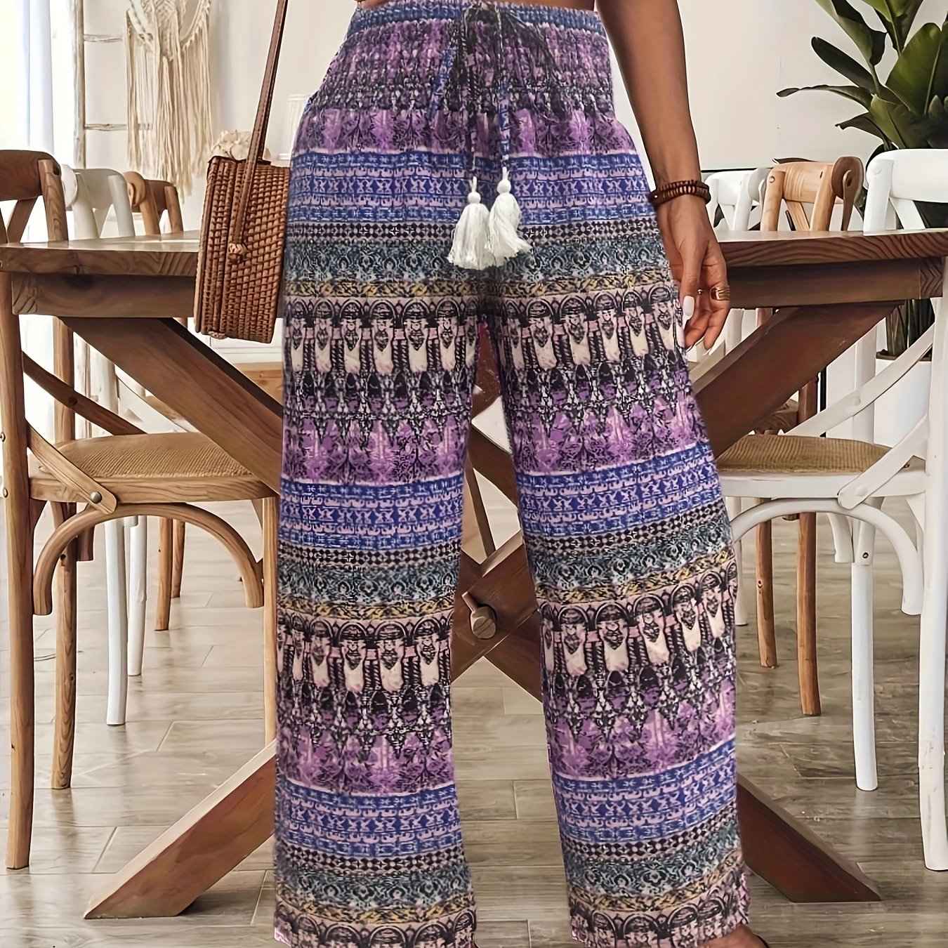 Boho WideLeg Pants Chic Relaxed Summer Vacation Style